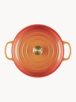 Ollas|Ollas></noscript>LE CREUSET Cacerola de hierro fundido Flamme Dorée