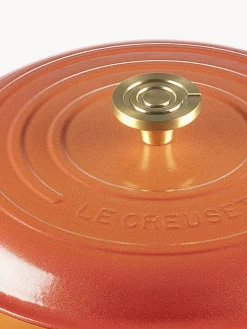 Ollas|Ollas></noscript>LE CREUSET Cacerola de hierro fundido Flamme Dorée