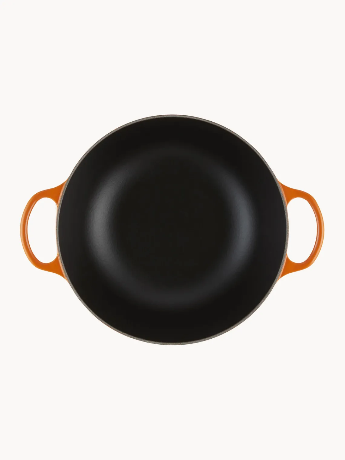 Ollas|Ollas>LE CREUSET Cacerola Marmita de hierro fundido La Marmite Signature Collection Tonos naranjas, plateado