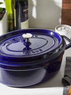 New Cacerola ovalada de hierro fundido La Cocette Ollas|Ollas