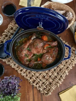 New Cacerola ovalada de hierro fundido La Cocette Ollas|Ollas