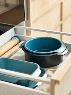 New Cacerolas con revestimiento antiadherente Nest, 2 uds. Bandejas Para Horno|Bandejas Para Horno