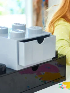 Decoración Infantil|Cestas Y Cajas>LEGO Caja de almacenamiento Brick Four Azul claro