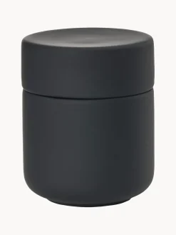 Accesorios De Baño|Jarrones>Zone Denmark Caja de almacenamiento con superficie suave al tacto Ume Negro mate