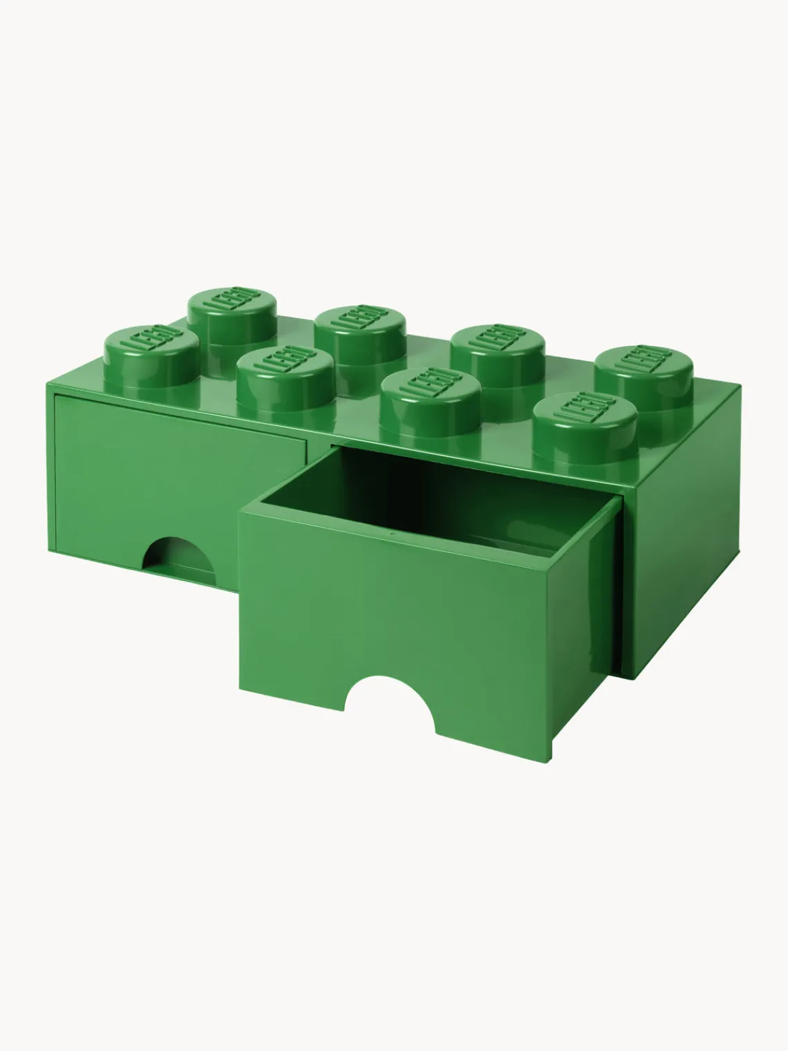 Decoración Infantil|Cestas Y Cajas>LEGO Caja de almacenamiento con 2 cajones Brick Eight Verde