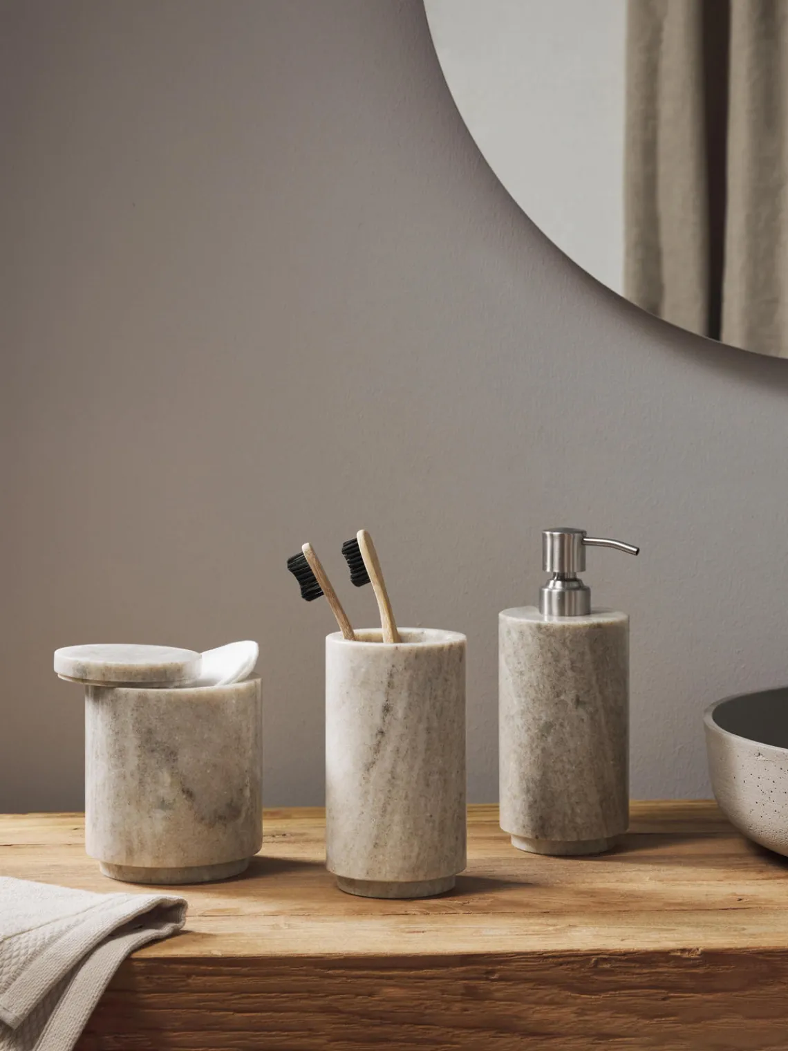 Best Caja de almacenamiento de mármol Simba, al 12 cm Accesorios De Baño|Jarrones