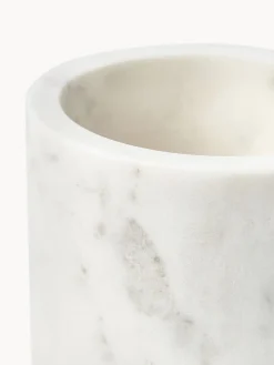 Accesorios De Baño|Accesorios De Baño></noscript>Westwing Collection Caja de almacenamiento de mármol Simba, al 14 cm Mármol blanco