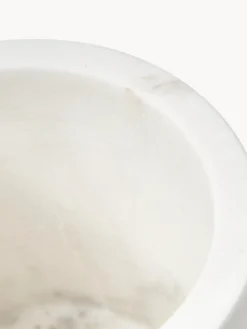 Accesorios De Baño|Accesorios De Baño></noscript>Westwing Collection Caja de almacenamiento de mármol Simba, al 14 cm Mármol blanco