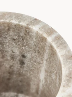 Accesorios De Baño|Jarrones></noscript>Westwing Collection Caja de almacenamiento de mármol Simba, al 14 cm Mármol beige