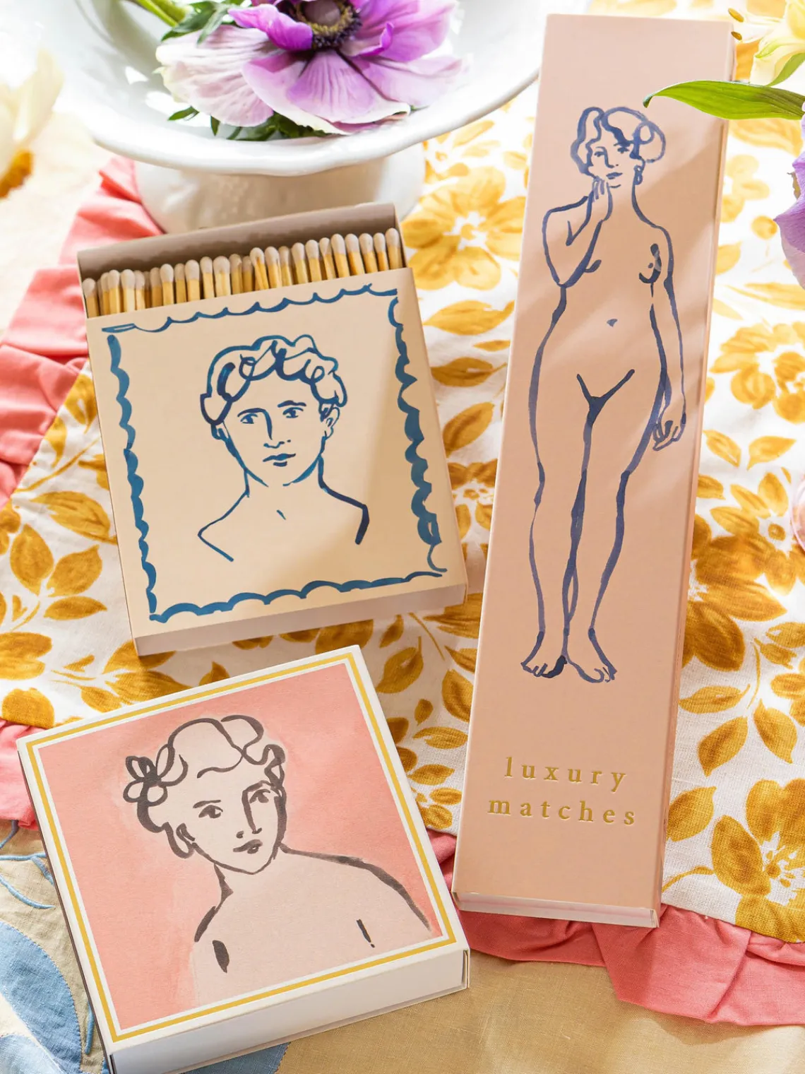 Best Caja de cerillas de diseño Nude Luxury Cerillas|Velas Decorativas