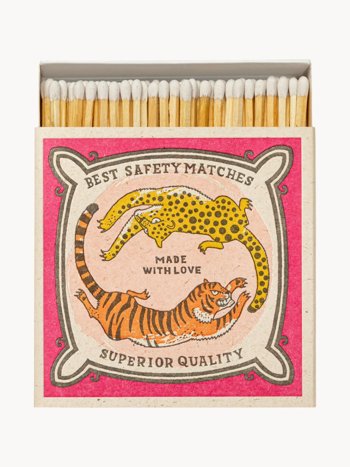 Cerillas|Velas Decorativas>Archivist Caja de cerillas de diseño Chasing Big Cats