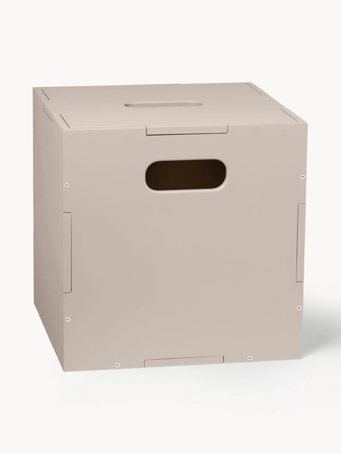 Cestas Y Cajas|Decoración Infantil>Nofred Caja de madera Cube Beige claro