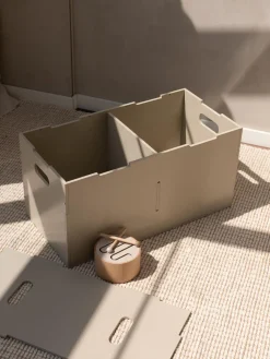 Decoración Infantil|Cestas Y Cajas>Nofred Caja de madera Cube Beige claro