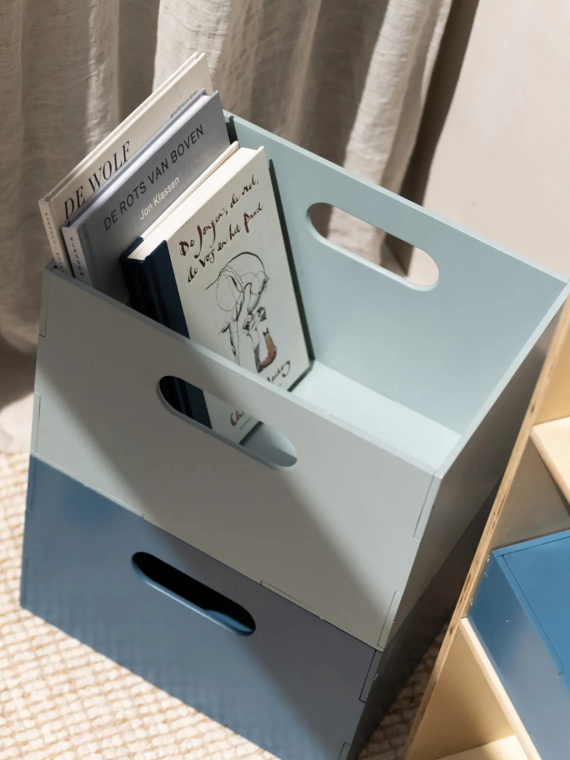 Decoración Infantil|Cestas Y Cajas>Nofred Caja de madera Kiddo Verde salvia