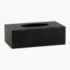 Accesorios De Baño|Jarrones>Andrea House Caja de pañuelos en look pizarra Slate