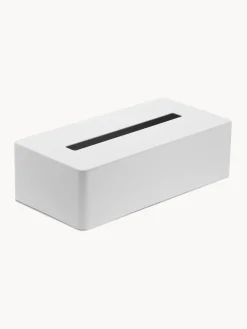 Accesorios De Baño|Jarrones>Yamazaki Caja de pañuelos Tower Blanco