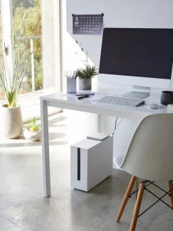 Material De Oficina|Material De Oficina>Yamazaki Caja para cables Tower Blanco