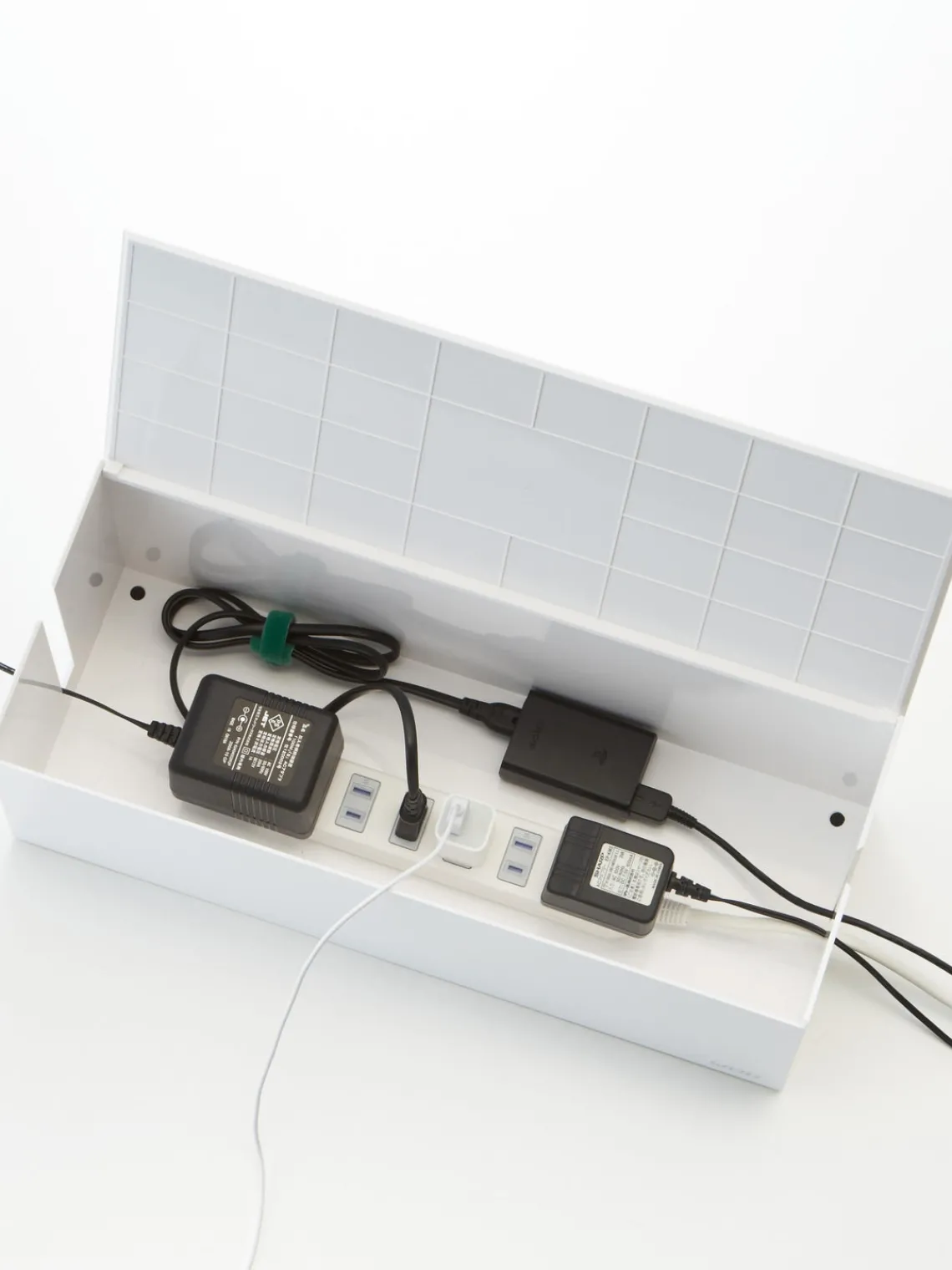 Material De Oficina|Material De Oficina>Yamazaki Caja para cables Web Blanco