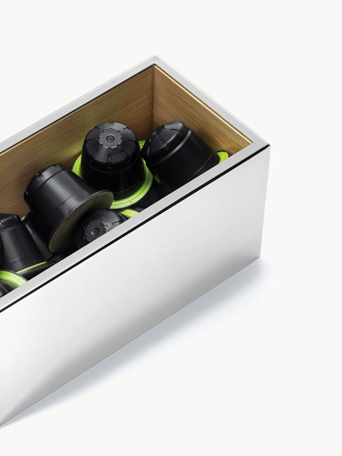 Botes De Cocina|Almacenaje De Cocina>Sjöstrand Coffee Caja para cápsulas de café de metal Casel