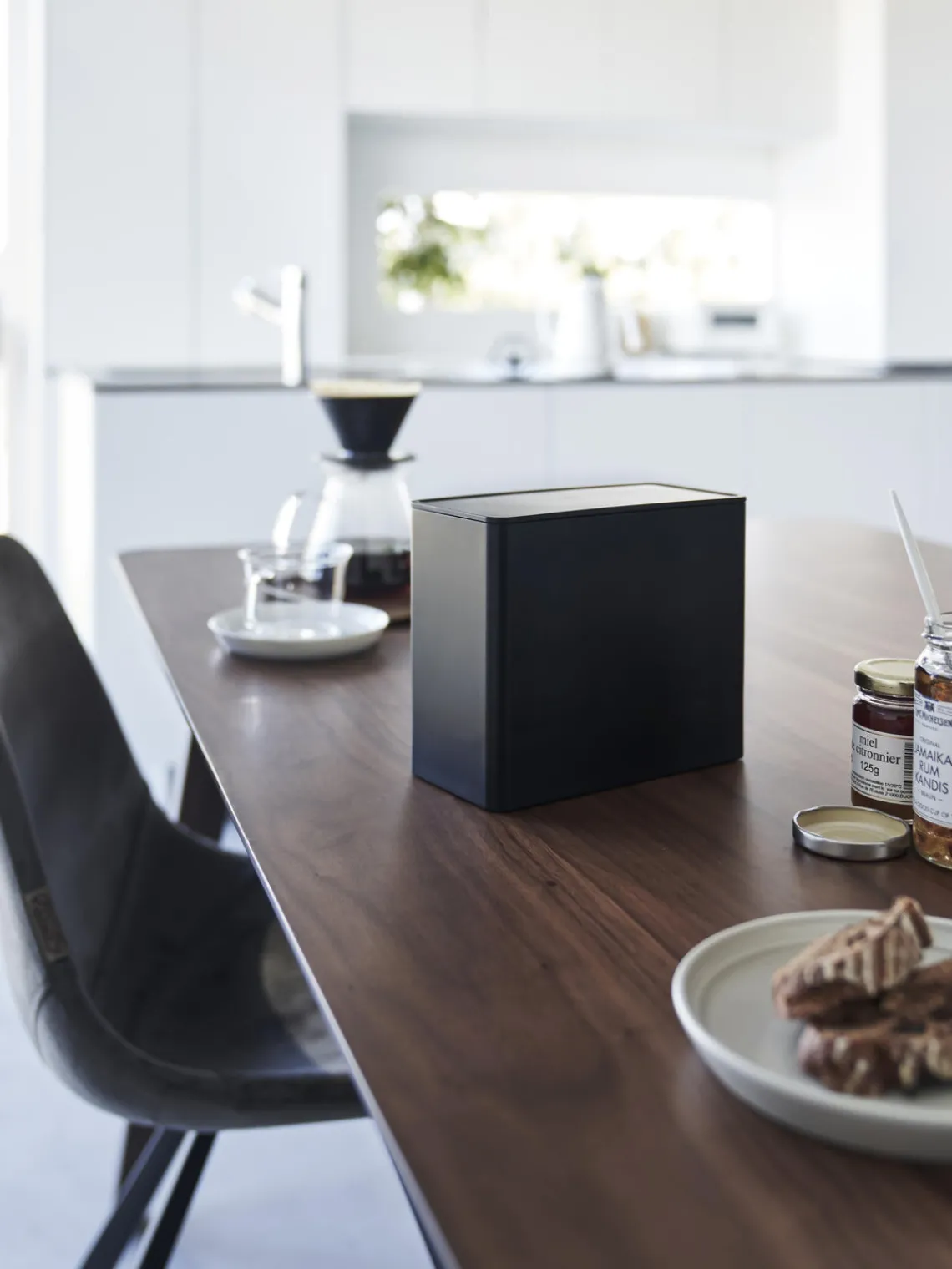 Caja para filtros de café de metal Tower Almacenaje De Cocina