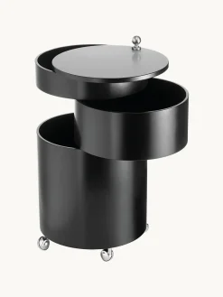 Cajoneras|Cajoneras></noscript>Verpan Cajonera redonda de diseño Verner Panton Barboy Negro mate