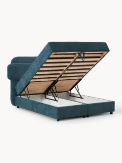 Cama continental con espacio de almacenamiento Enrica Camas Continentales|Camas