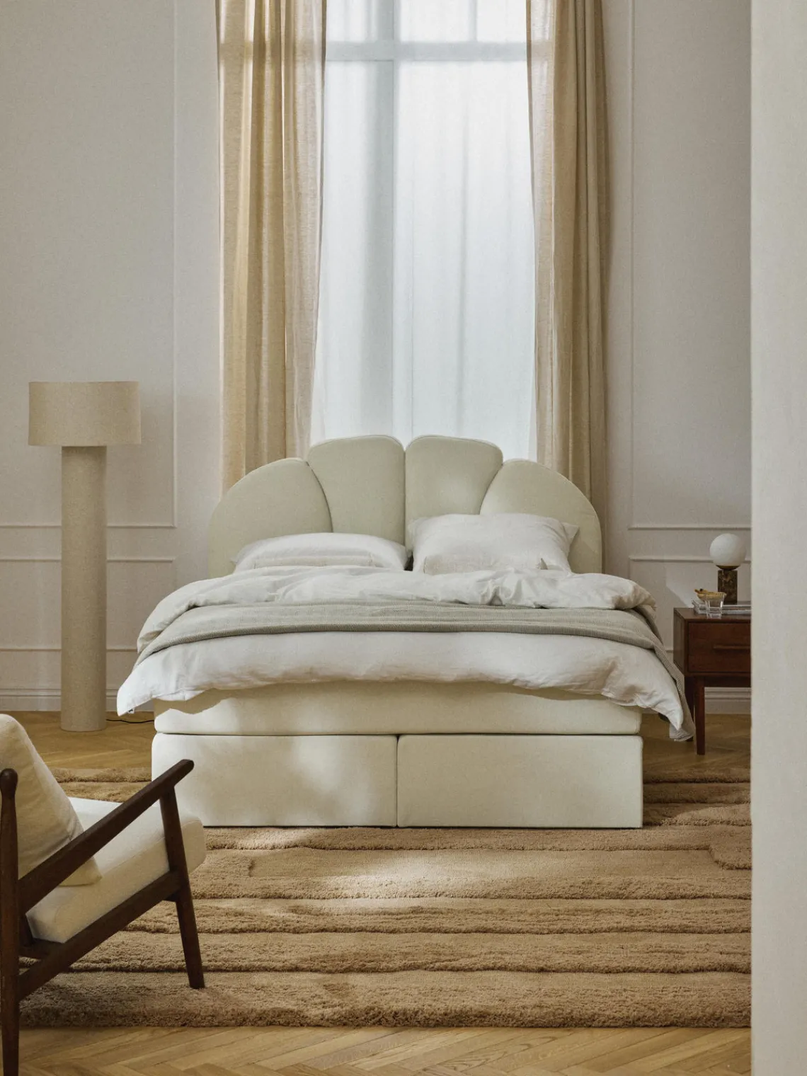 Discount Cama continental con espacio de almacenamiento Romia Camas Continentales|Camas