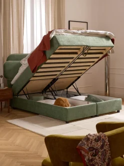 Clearance Cama continental con espacio de almacenamiento Enrica Camas Continentales|Camas