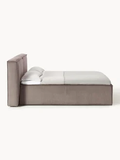 Hot Cama continental de pana Lennon Camas Continentales|Camas