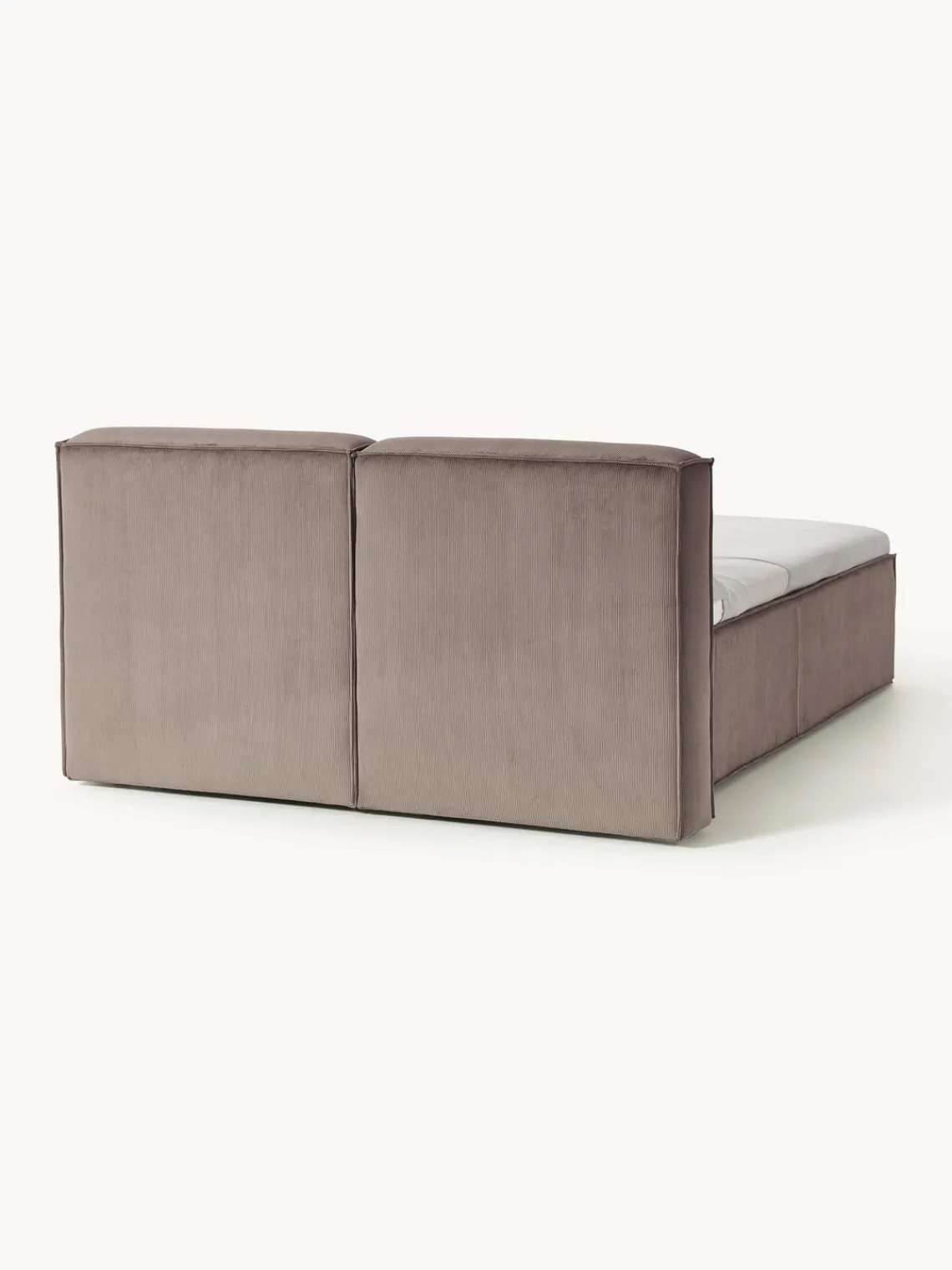 Hot Cama continental de pana Lennon Camas Continentales|Camas