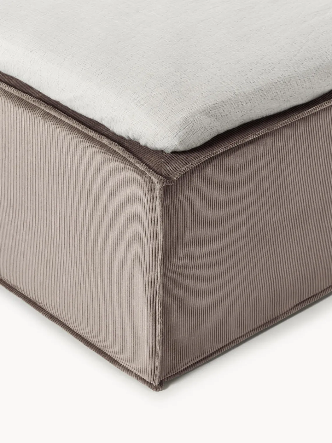 Hot Cama continental de pana Lennon Camas Continentales|Camas