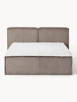 Hot Cama continental de pana Lennon Camas Continentales|Camas