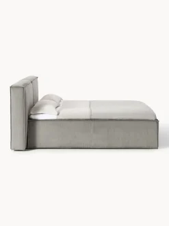Sale Cama continental de pana Lennon Camas Continentales|Camas