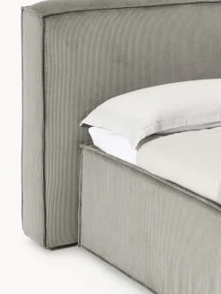 Sale Cama continental de pana Lennon Camas Continentales|Camas