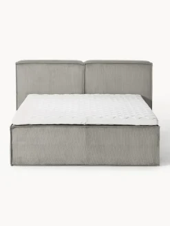 Sale Cama continental de pana Lennon Camas Continentales|Camas