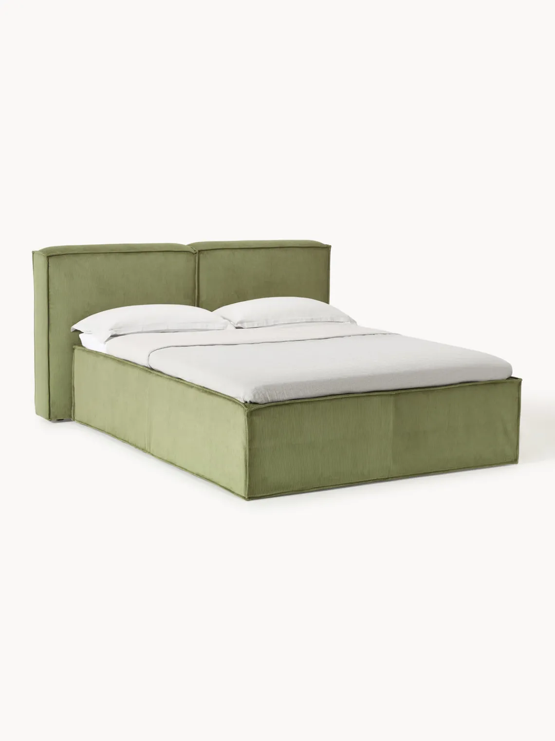 Best Cama continental de pana Lennon Camas Continentales|Camas