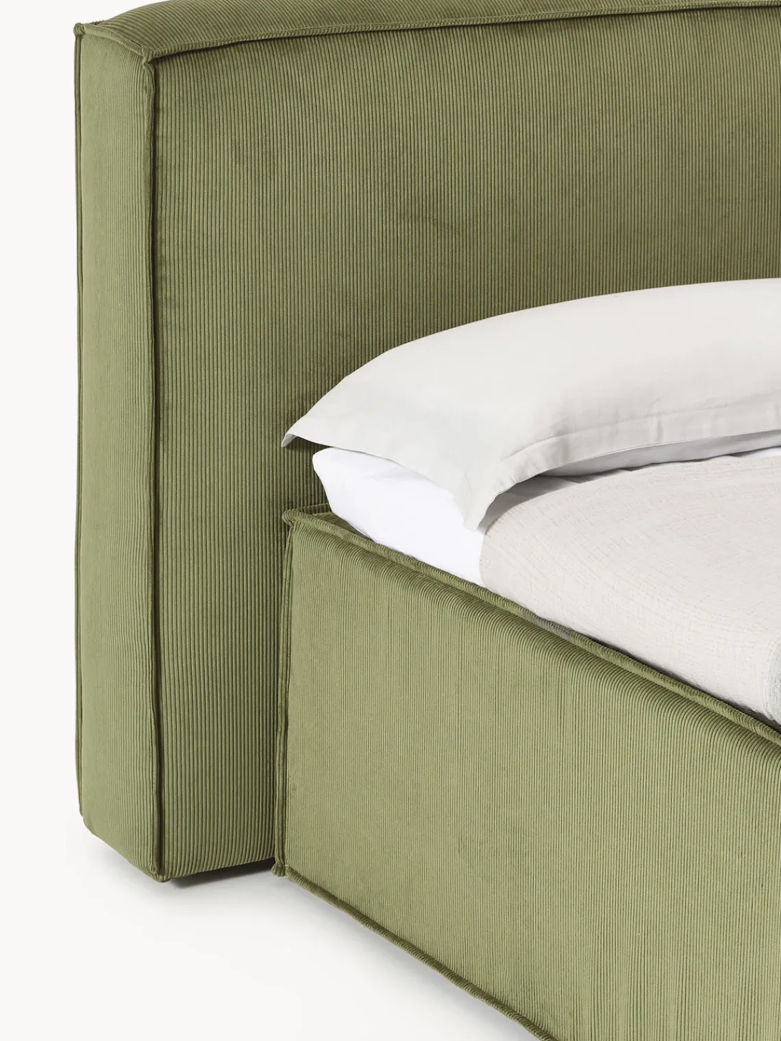 Best Cama continental de pana Lennon Camas Continentales|Camas