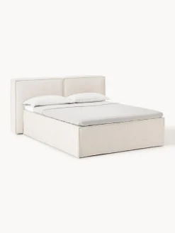 New Cama continental en tejido bouclé Lennon Camas Continentales|Camas