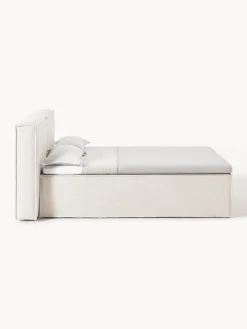 New Cama continental en tejido bouclé Lennon Camas Continentales|Camas