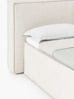 New Cama continental en tejido bouclé Lennon Camas Continentales|Camas