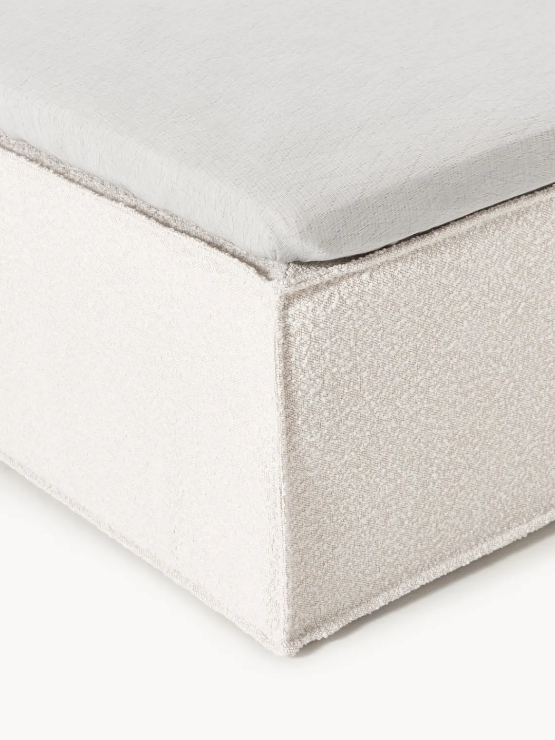 New Cama continental en tejido bouclé Lennon Camas Continentales|Camas