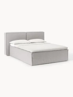 New Cama continental en tejido bouclé Lennon Camas Continentales|Camas