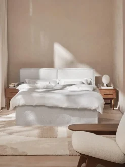 New Cama continental en tejido bouclé Lennon Camas Continentales|Camas