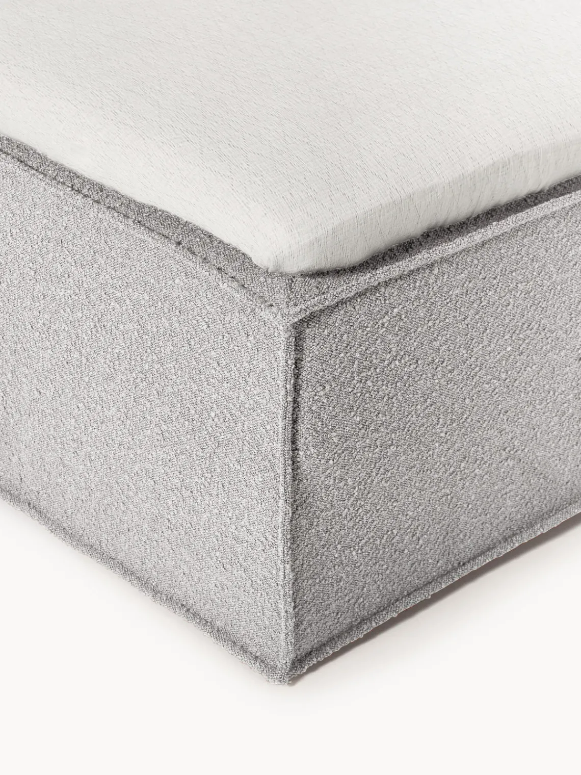 New Cama continental en tejido bouclé Lennon Camas Continentales|Camas