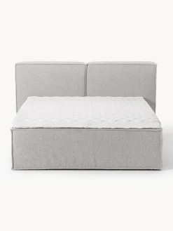 New Cama continental en tejido bouclé Lennon Camas Continentales|Camas