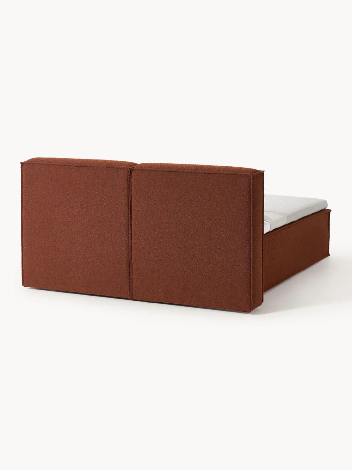 Best Cama continental en tejido bouclé Lennon Camas Continentales|Camas