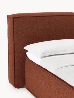 Best Cama continental en tejido bouclé Lennon Camas Continentales|Camas