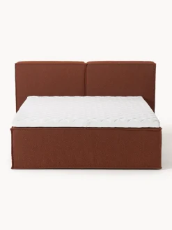 Best Cama continental en tejido bouclé Lennon Camas Continentales|Camas