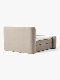 New Cama continental en tejido bouclé Perla Camas Continentales|Camas