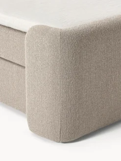 New Cama continental en tejido bouclé Perla Camas Continentales|Camas